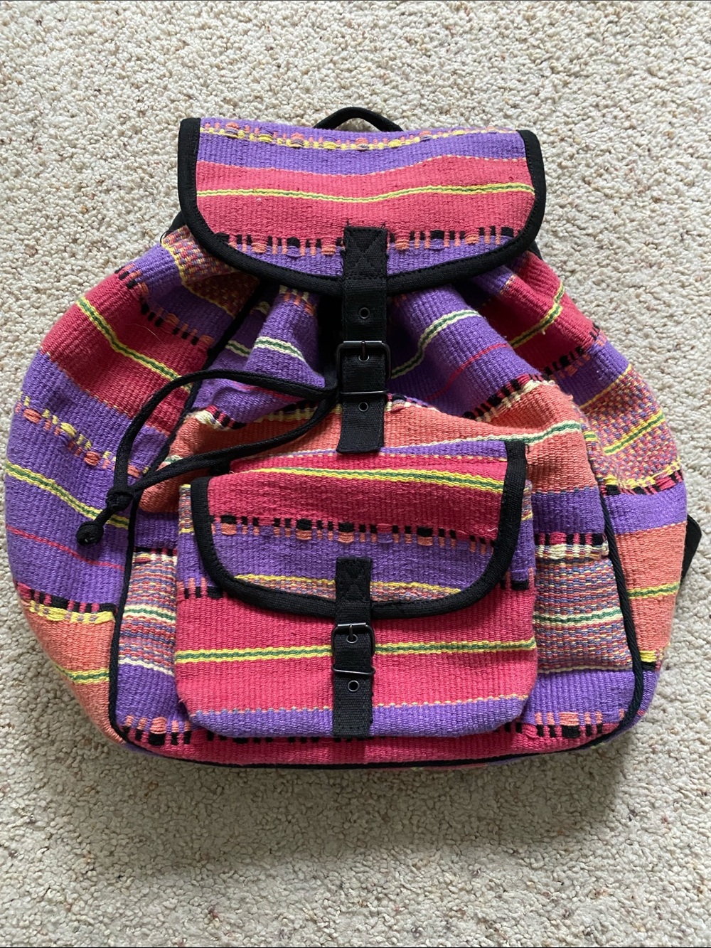 Sun n’ Sand Woven Backpack.